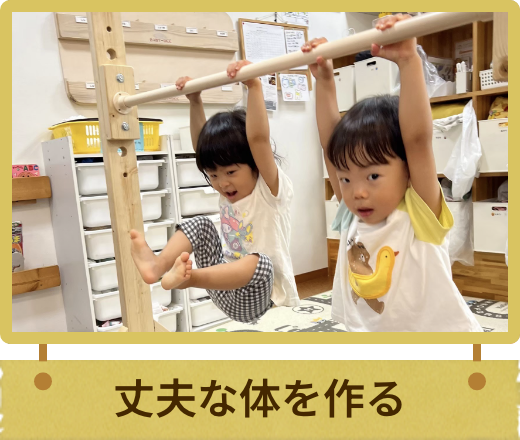 丈夫な体を作る