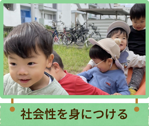 社会性を身につける